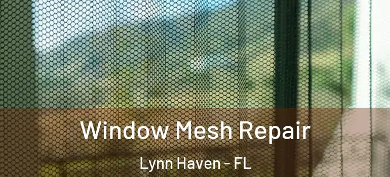 Window Mesh Repair Lynn Haven - FL